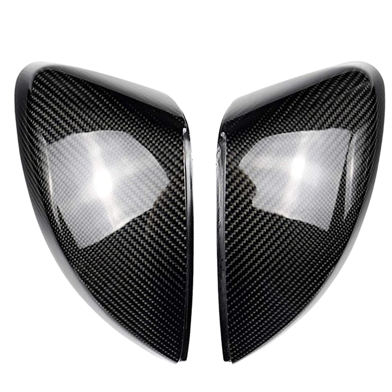 1 пара боковое зеркало Чехлы для автомобилей для-Audi A3 S3 8 V Rs3 боковое Крыло зеркала крышки(углерод) заменить 2013 20