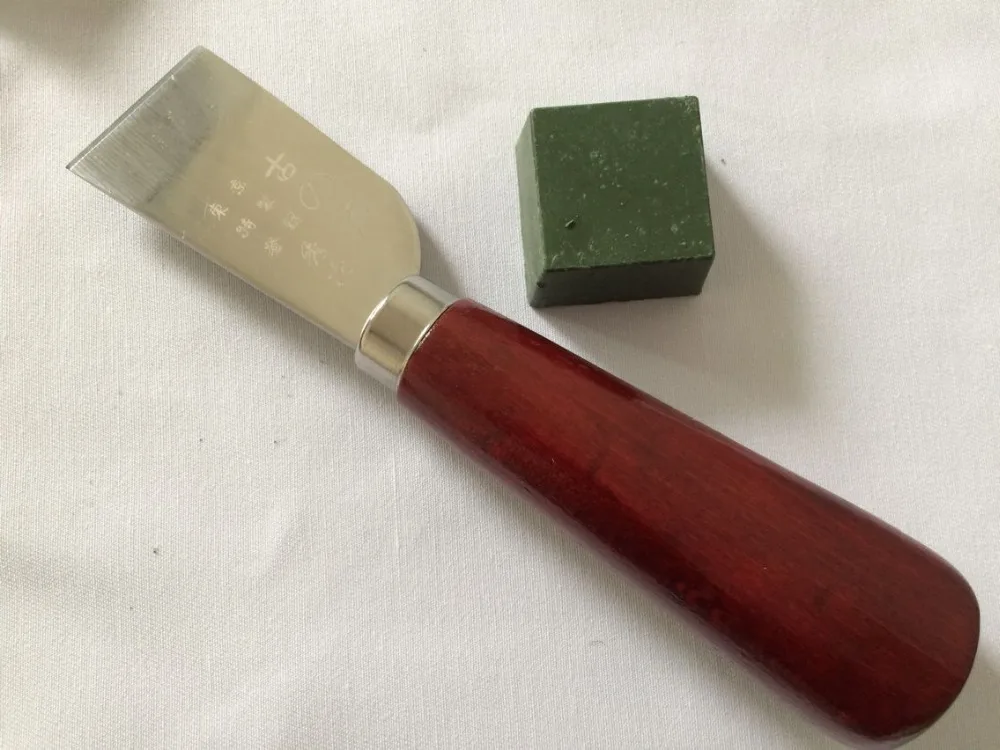 Нож из нержавеющей стали для резки кожи нож diy затачивающий восковый