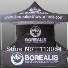 3x3 м алюминиевый шатер для мероприятий беседка-тент рекламная палатка навес шатер с внутренней и внешней печатью логотипа на стенах