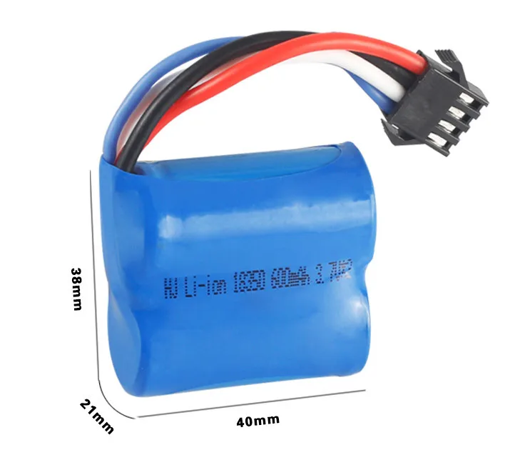 YUKALA Udi001 2.4 جرام RC سباق قارب ترقية بطارية 7.4 فولت 1100 مللي أمبير بطارية ليثيوم أيون/USB شاحن
