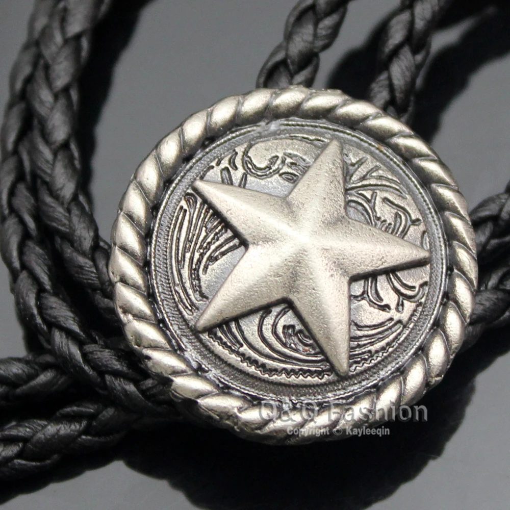 Ковбойское посеребренное купольное седло из техасской кожи Ranger Star Rodeo Bolo