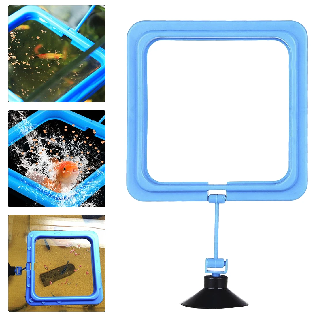 1Pc Feeding Ring Aquarium Fish Tank Station Plastic Floating Food Tary