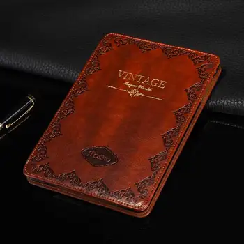 

Luxury Vintage Waterproof Print Business Leather Case for iPad Air 2 9.7 inch Foldable Stand Smart Cover for iPad Air2 iPad6