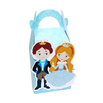 

Royal Couple Cinderella Favor Box Candy BoxGift Box Cupcake Box Boy Kids Birthday Party Supplies Decoration Event Party Supplies