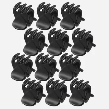 

Best Sale12pcs Black Plastic Mini Hairpin 6 Claws Hair Clip Clamp for Ladies