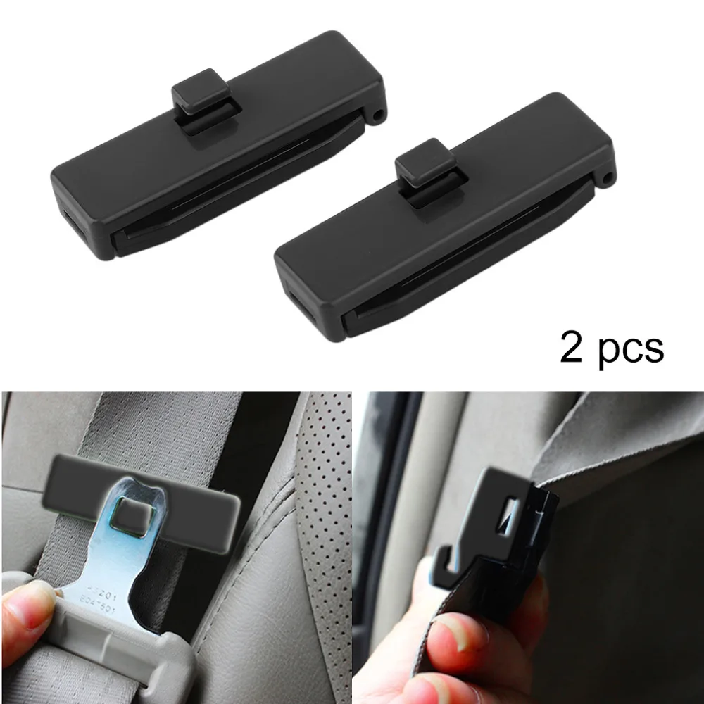 New 2018 Car Safety Belt Clip Clamp Colored For Vehicle Seat Belt