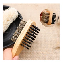 Двухсторонняя щетка для волос борода щетка для укладки волос уход за щеткой расческа очищает измельченные волосы щетка для удаления волос деревянная