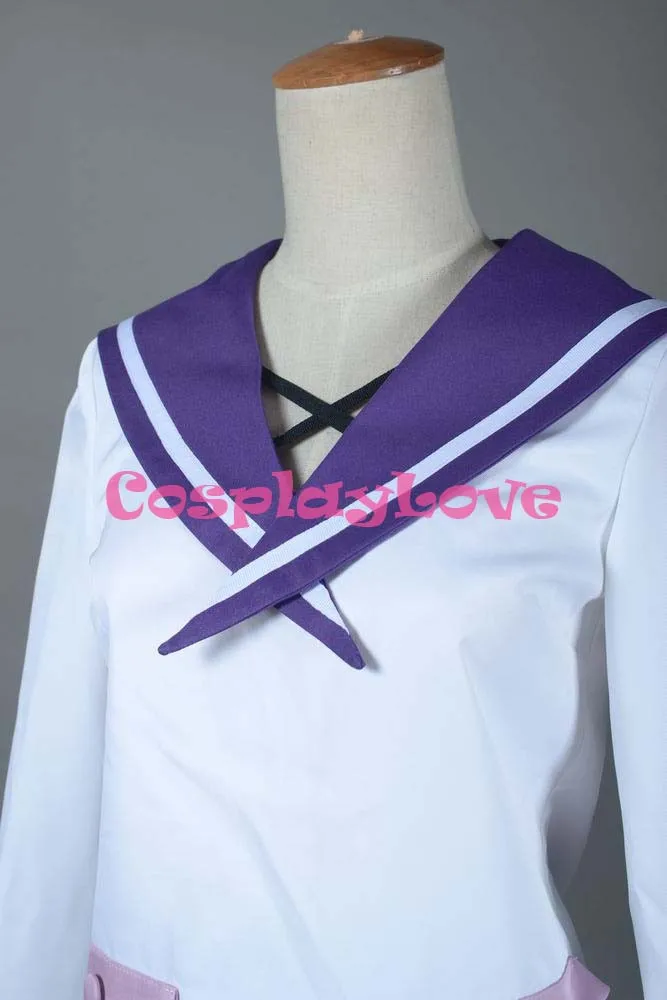 Black Bullet Burakku Buretto Midori Fuse Dress Cosplay Costume (6)