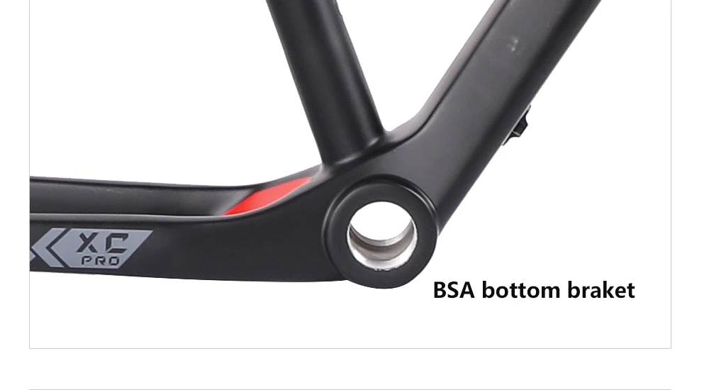 Discount Costelo Attack XC Pro Mountain MTB Bicycle Carbon Frame Torayca UD Carbon Fiber Bicycle Frame 27.5er 650B Carbon Mtb bike frame 6