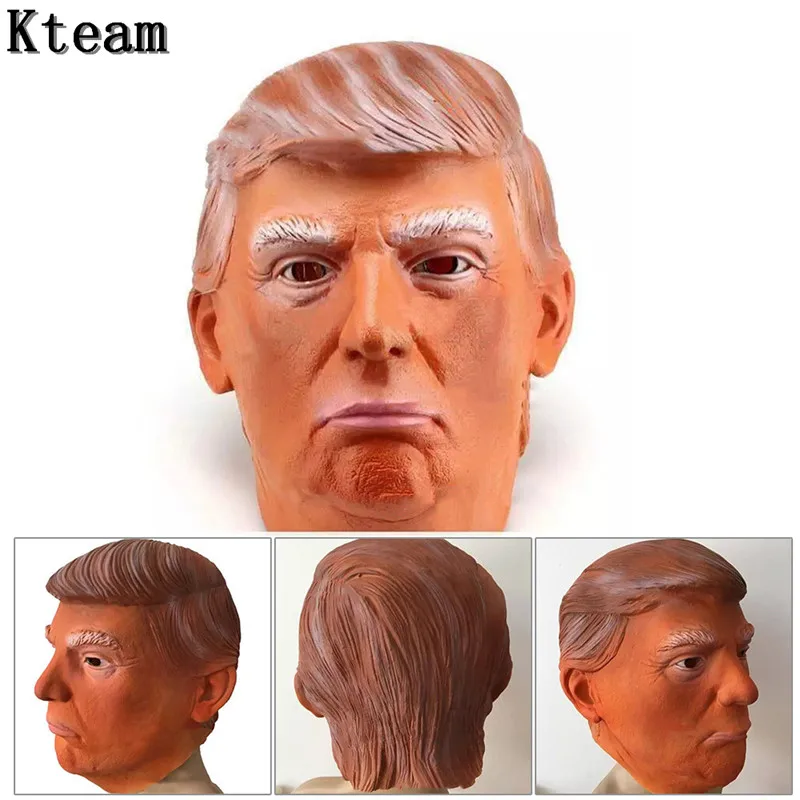 Известный человек Дональд Трамп маска для миллиардеров латексная Хэллоуина