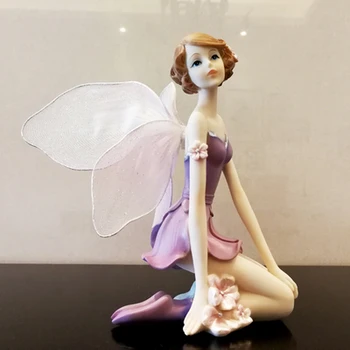 

European-style flower fairies place a garden home decoration angel small ornaments car ornaments crafts girls birthday gifts