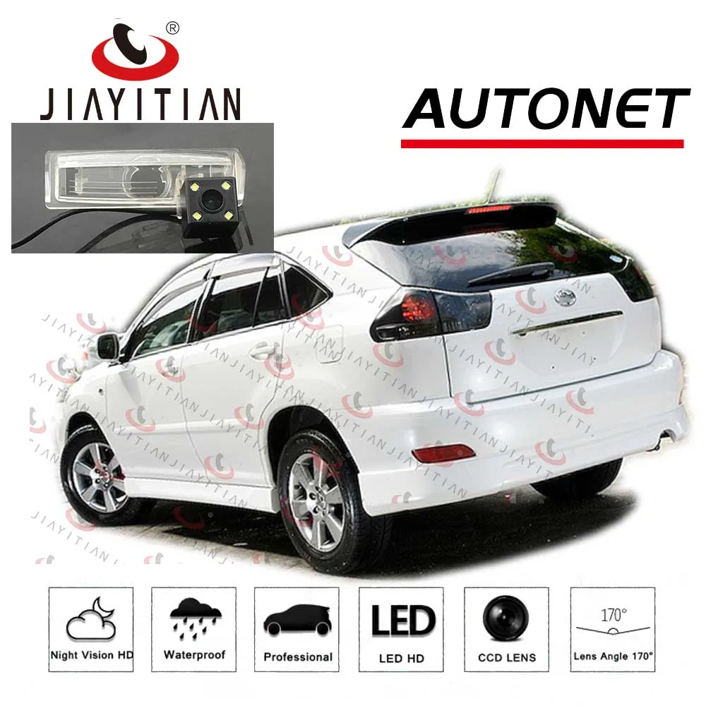 JiaYiTian камера заднего вида для Toyota Harrier XU30 2 2003 ~ 2013 CCD ночного видения номерного
