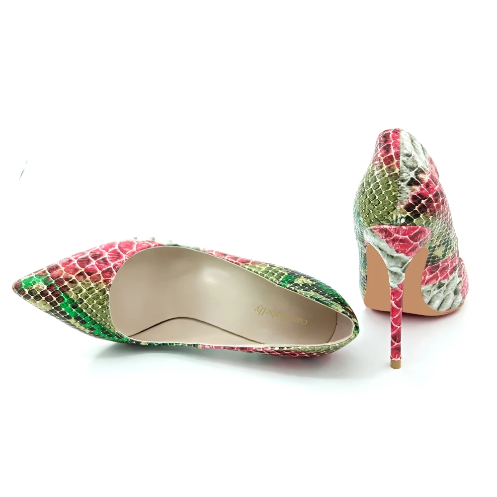 printed belly shoes