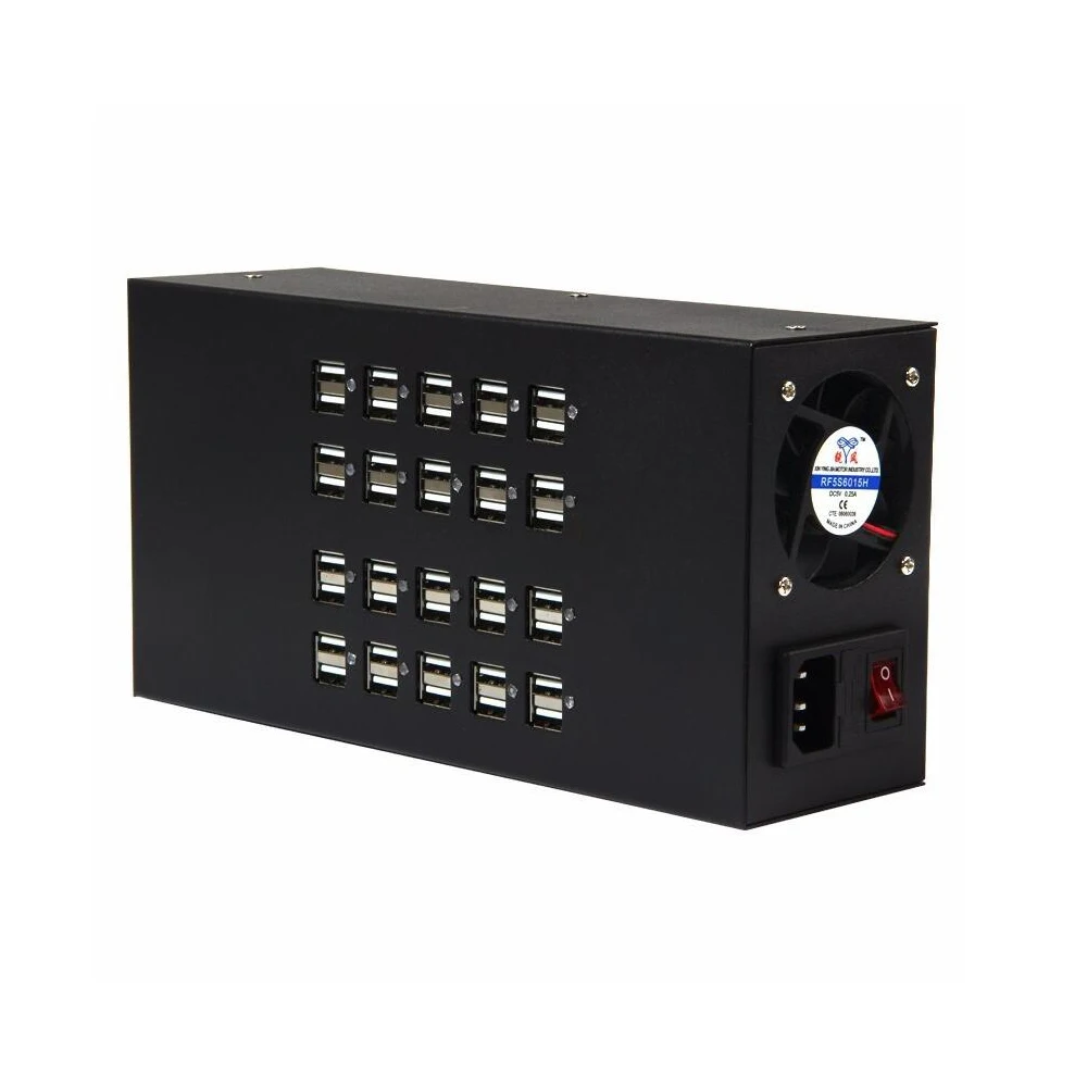 

40 Ports USB charger 5V2A power intelligent charging stations concentrated batch charge