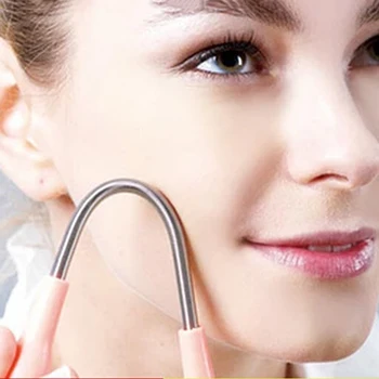

2Pcs Women Facial Hair Remover Epilator Depilatory Spring Face Threading Tool Facial Hair Removal Shaving MakeupTools