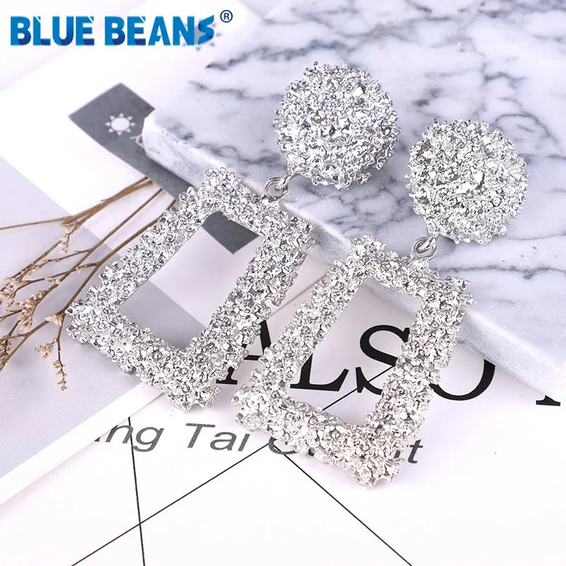 

Women earrings accessories handmade jewelry long earring korean fashion bohemian christmas boho yellow statement geometric