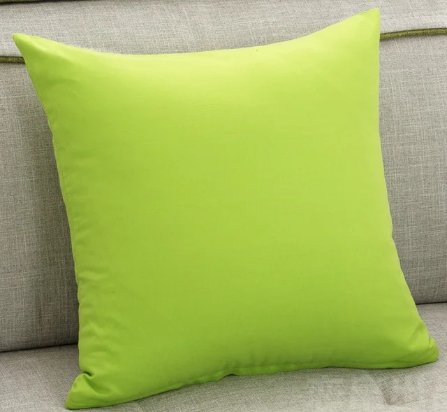 Green Solid Color Sofa Cushion Covers Simple Style Throw Pillows Green Solid Color Sofa Cushion Covers Simple Style Throw Pillows Cases Home Decorative Kids