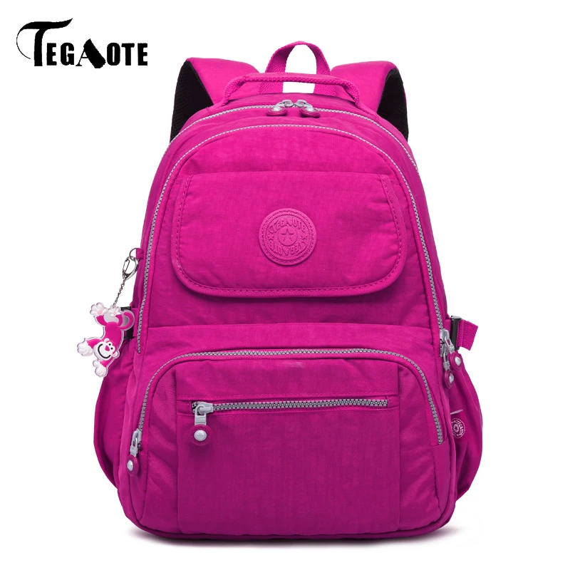 

TEGAOTE brand women backpack 14 inch laptop bag for college students casual men's school bags big capacity female travel mochila