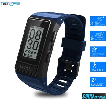

Time Owner S909 GPS Smart Band Outdoor Play Screen Multiple Sport Smart Watch Heart Rate Monitoring SMS Reminder for IOS Android