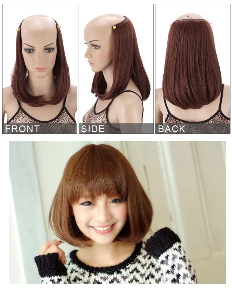 Clip in hair extensions for front of head Clearance