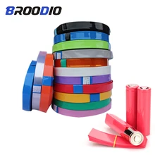100PCS 18650 Li-ion Lithium Battery Heat Shrink Tube Tubing PVC Shrinkable Film Tape Sleeves Battery Wrap Cover Skin Accessories
