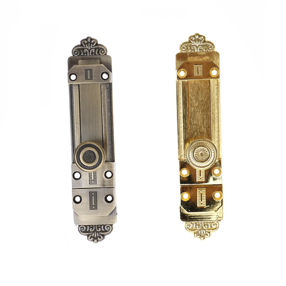 

practical Zinc Alloy Vintage Door Latch Sliding Lock Latch Barrel Bolt Bronze For Household Furniture