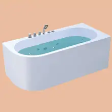 1700 мм Стеклопластик вихревая Ванна Акриловая hydromassagesurfing пузырьковый смеситель ванна NS3001B