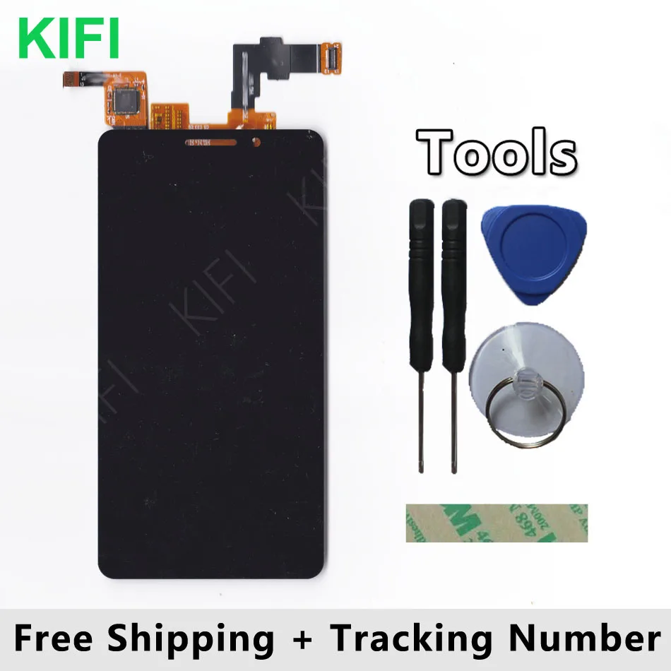 KIFI 100% QC пройти ЖК дисплей + сенсорный экран дигитайзер стеклянная панель для DNS S4503