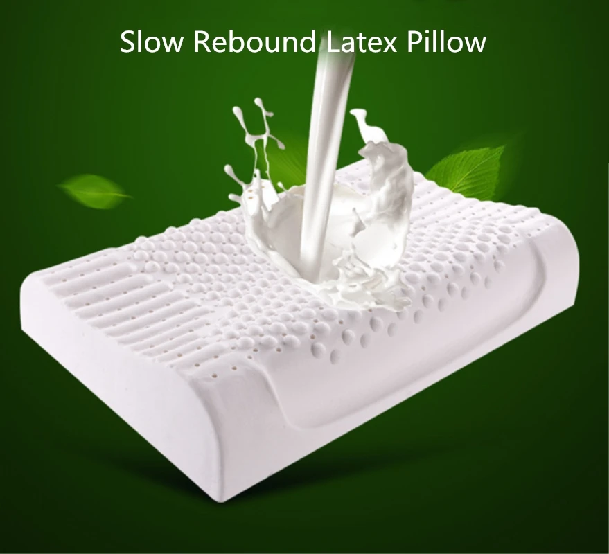 Thailand Import Natural Breathable Latex Foam Pillow Neck Protector