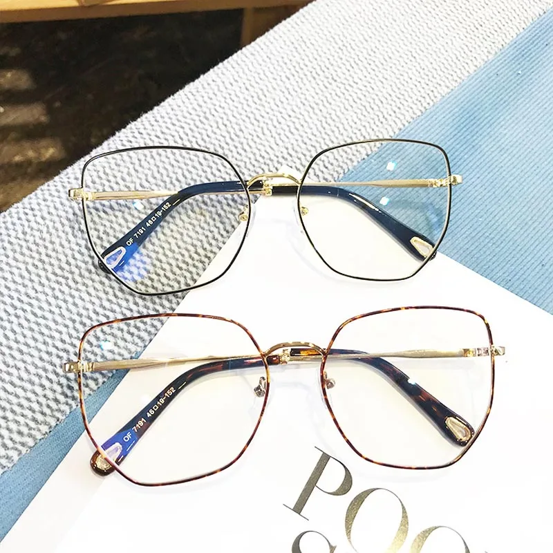 

MS 2018 Retro fashion eyeglasses with glass frame for women with myopic glasses super light Female optical glasses New Eyewear