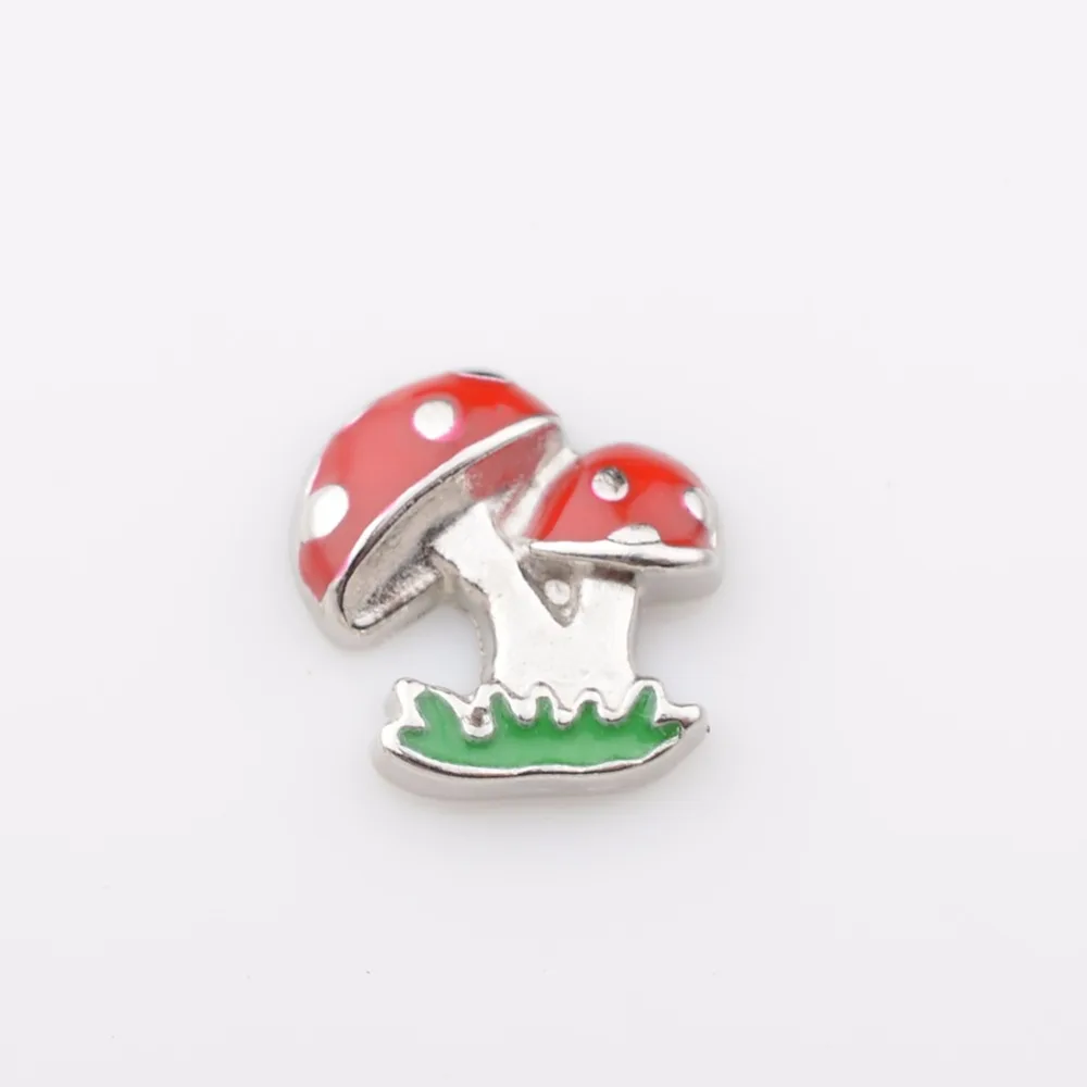 

Mushroom, Floating charms,Fit floating charm lockets, FC0415