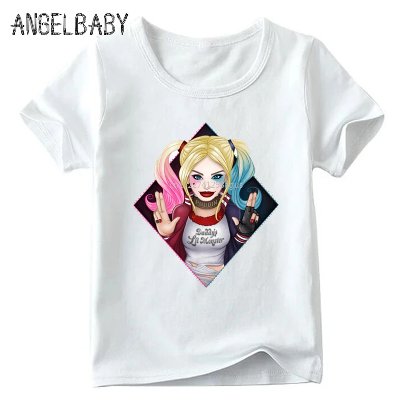 Kids harley quinn shirt Clearance