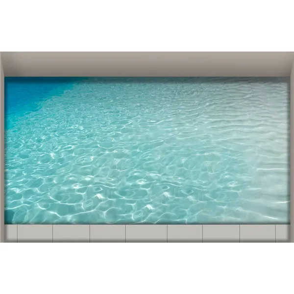 58*90 см 3D пол стикер съемные настенные наклейки настенное украшение «сделай сам» современное искусство Гостиная Ванная комната украшение дома - Цвет: Sea