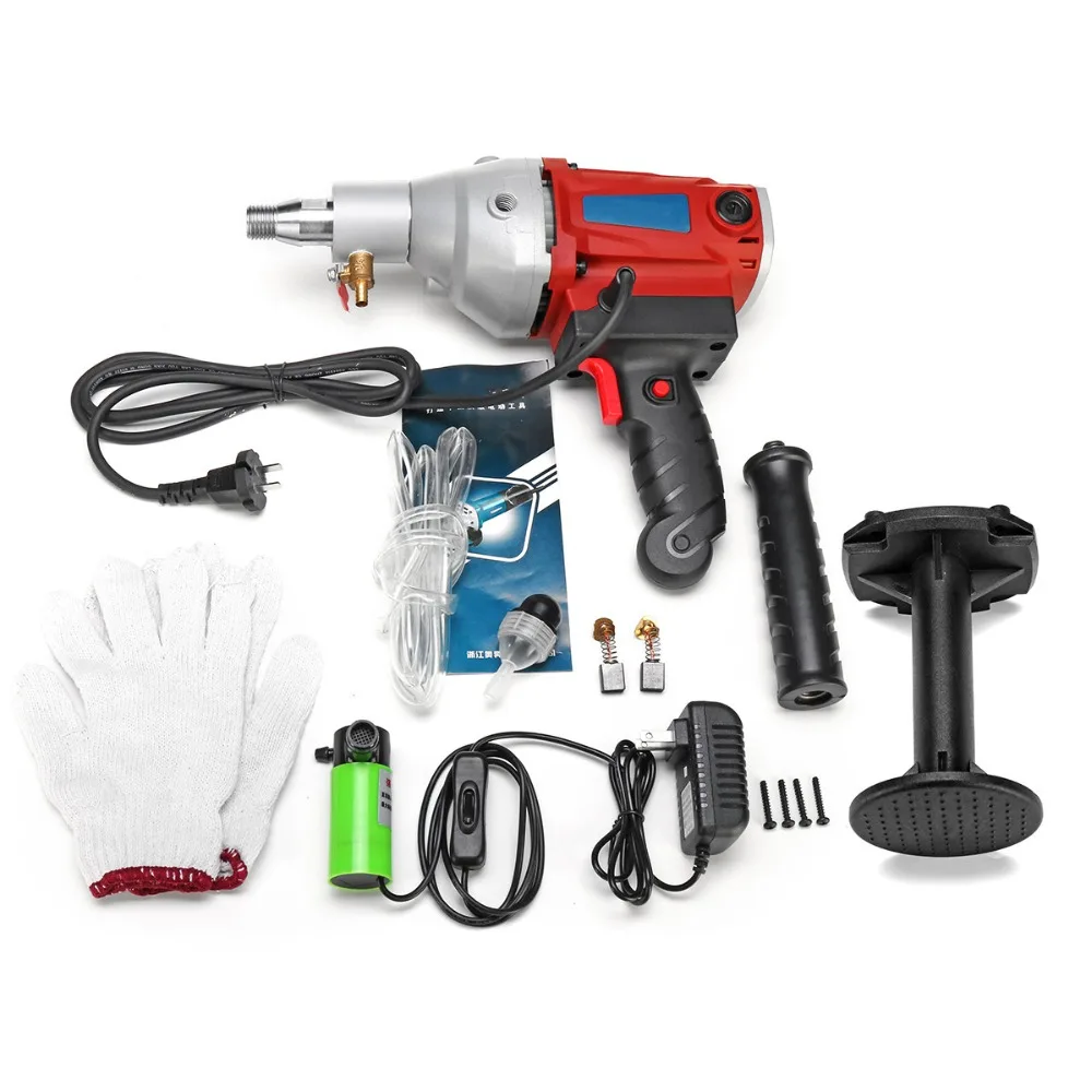 

Electric Core Drill 2100W 220V 120mm Stepless Speed Concrete Diamond Handheld Core Drill Wet Concrete Core Drilling Machine