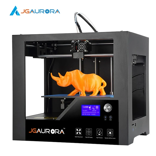 Cheap JGAURORA Z-603S 3D Printer Most Stable Full Metal Structure Unibody High Precision Large Build size 280*180*180mm 3D Ducker