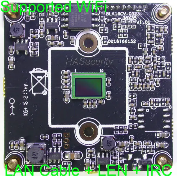 Поддержка WiFi (1080 P) 1/2. 9 &quotSONY Exmor IMX323 CMOS сенсор Hi3516C V200 CCTV IP камера модуль Плата + LAN