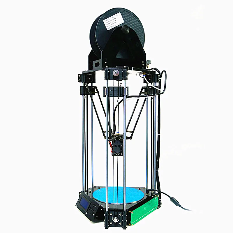Auto Leveling Delta 3D Printer Rostock Mini Pro RepRap Replicator ... - Auto Leveling Delta 3D Printer Rostock Mini Pro RepRap Replicator Machine With LCD Controller SD CarD