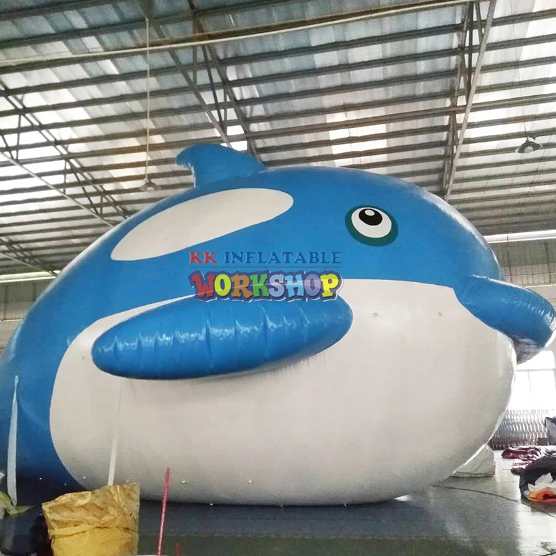 Гигантский 20 м надувной КИТ, надувной голубой кит для рекламы на озере