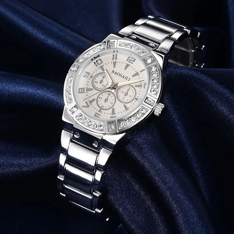 

Women's rhinestone watch Luxury brand ladies watches Gold stainless steel woman Bracelet diamonds dress quartz wristwatch 30
