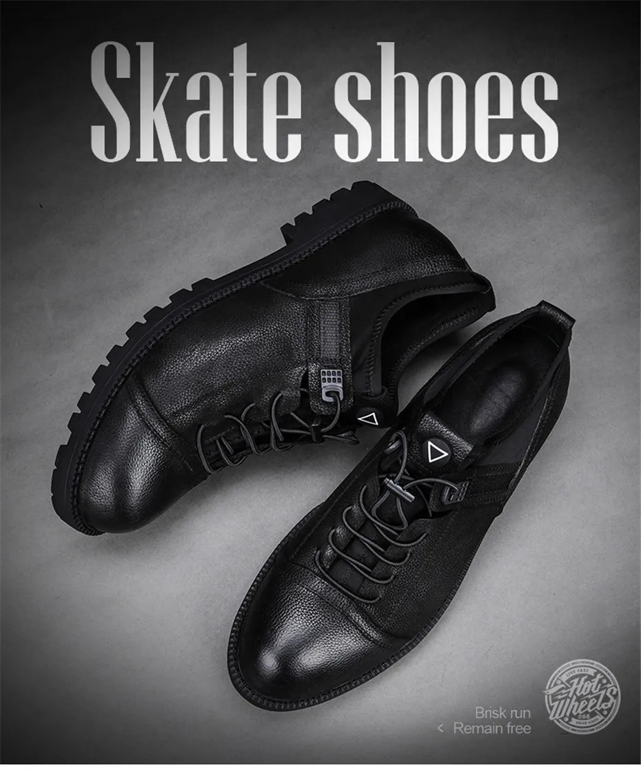 NINYOO/Осенняя мужская повседневная обувь из натуральной кожи; износостойкая черная обувь Martens; удобная обувь на шнурках; Высококачественная брендовая мужская обувь в стиле ретро
