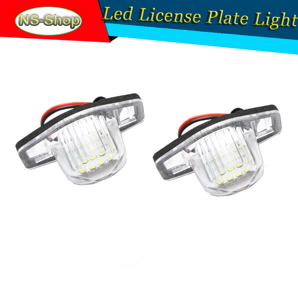 

LED License Plate Light for Honda Jazz / Fit Odyssey Stream Insight 5D Logo 3D CR-V FR-V,7000K white car number plate frame lamp