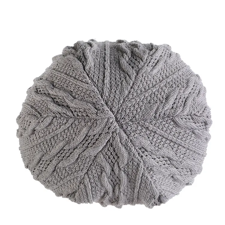 2018 Winter New Knitted Lining Plus Cotton Women's Hats Men Hat a Cap Beanie Hats Soild Color Skullies & Beanies ACI168 (10)