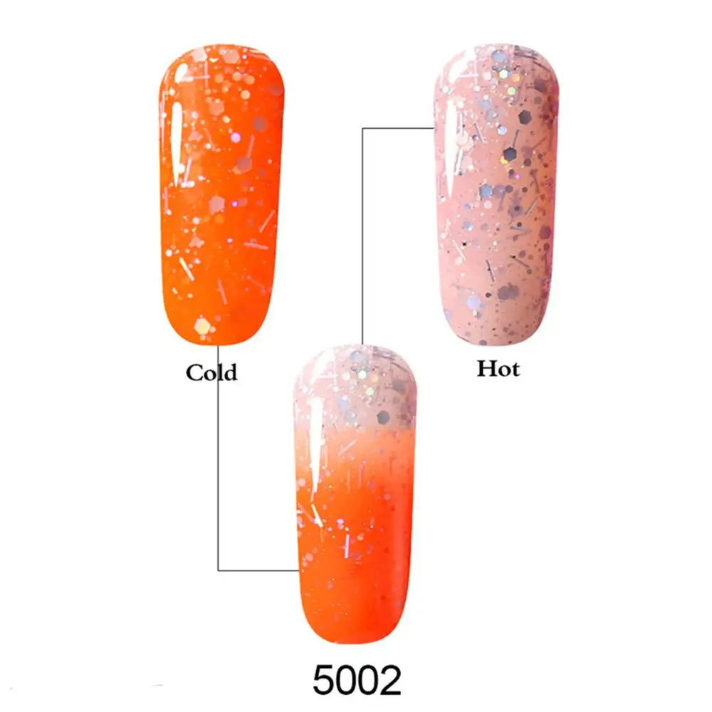 Тепла холодной Soak Off Gel Лаки Температура изменить ногтей гель для UV 7 мл Long Lasting лак