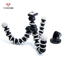 Flexible Mini Tripod Stand Monopod Stick Holder Adapter for Gopro hero 6 5 4 3+ Go Pro Xiaomi yi 4K SJCAM Action Sport Camera