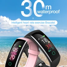 30 м водонепроницаемый Интеллектуальный сердечный ритм Упражнение браслет трекер сна смарт с видимой спортивные данных USB зарядка браслет
