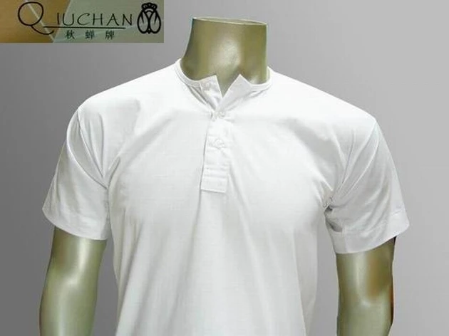 Cotton Bruce Lee Martial Arts Clothing T-shirt Wing Chun Kung Fu Shirt Short-sleeved Shirt Classic Uniform