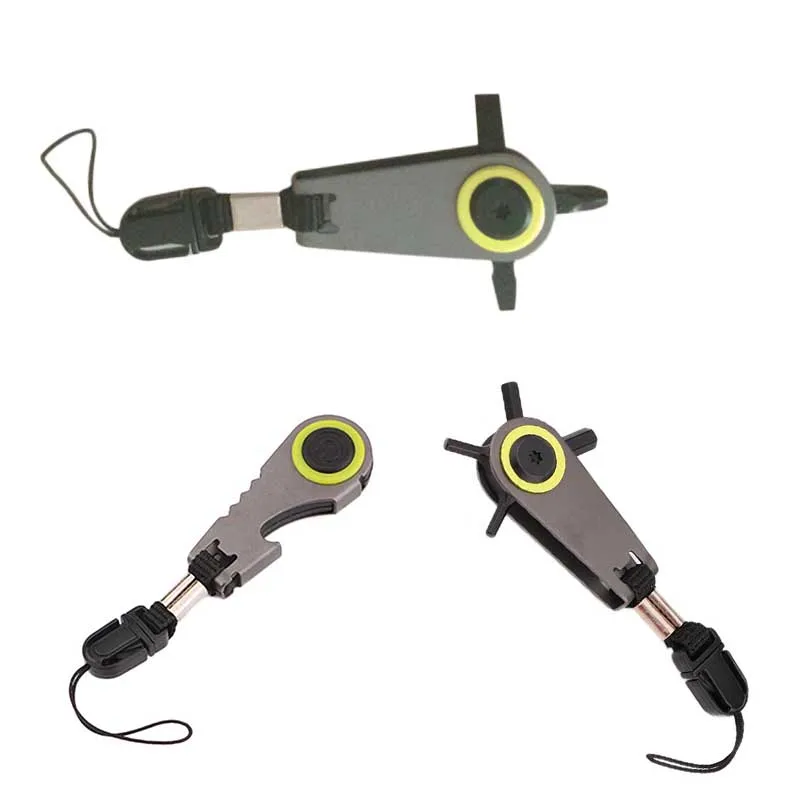 Shortcut Pocket Mini Tool Keychain Mini Camping Utility with Lanyard