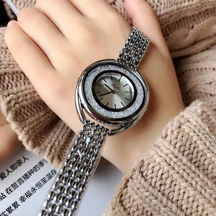 Дропшиппинг Мода зыбучие пески простой женские часы браслет Наручные часы сталь Ремешок кварцевые женские часы reloj mujer