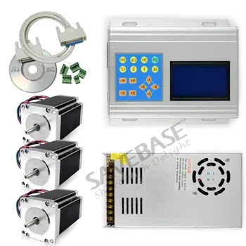 

SAVEBASE Advanced 3 Axis TB6560 Stepper Driver +2.1Nm Nema23 Motor/PSU/Keypad/Display/Box