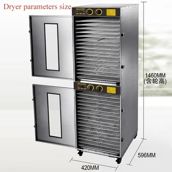 

32 Trays Commercial Use Electric Food Drying Dehydration Machine waterproof Beef Meat Drying Machine Vegetable Dryer